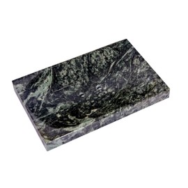Green Marble Soap Dish - Polished and Shiny Marble Dish Holder – Beautifully Crafted Bathroom Accessory – by CraftsOfEgypt