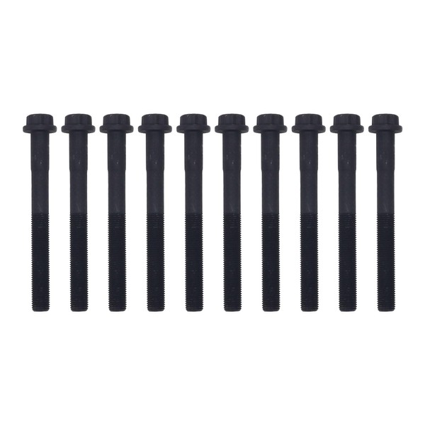 HiSport Engine Cylinder Head Bolt Set 10PC - Compatible with