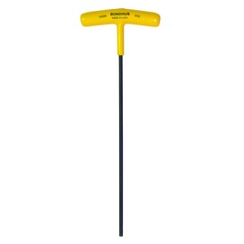 BONDHUS 9HT5/32 No. 15309 Total Length: 9.0 inches (229 mm), Hex T-Handle, 5/32 inches (229 mm), Shaft Length: 8.3 inches (212 mm), Handle Length: 3.1 inches (79 mm), Black Dyed