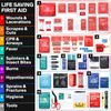 SurviveX Large First Aid Kit for Car, Travel & Home