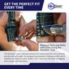 HexSizer - SAE Hex Nut and Bolt Size Gauge Tool
