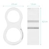 Navaris Door Handle Bumper Guards - Pack of 8 Transparent
