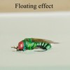 OriGlam 2pcs Trout Lure Fly Fishing Realistic Fly Flyfishing Lures,