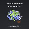 Aurora High Security Paper and Credit Card Shredder with 3.7-Gallon