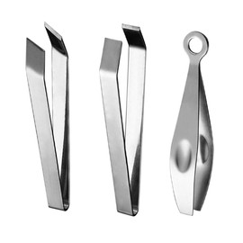 FRCOLOR 3pcs Stainless Steel Hair Removing Tweezers Set Fish Bone Tweezers Kitchen Gadget for Effortless Removal of Pig Hair and Fish Bones Portable Easy to Store