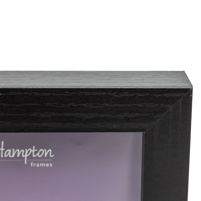 Hampton Frames Photo Frame, Black, 8x8 (20x20cm)