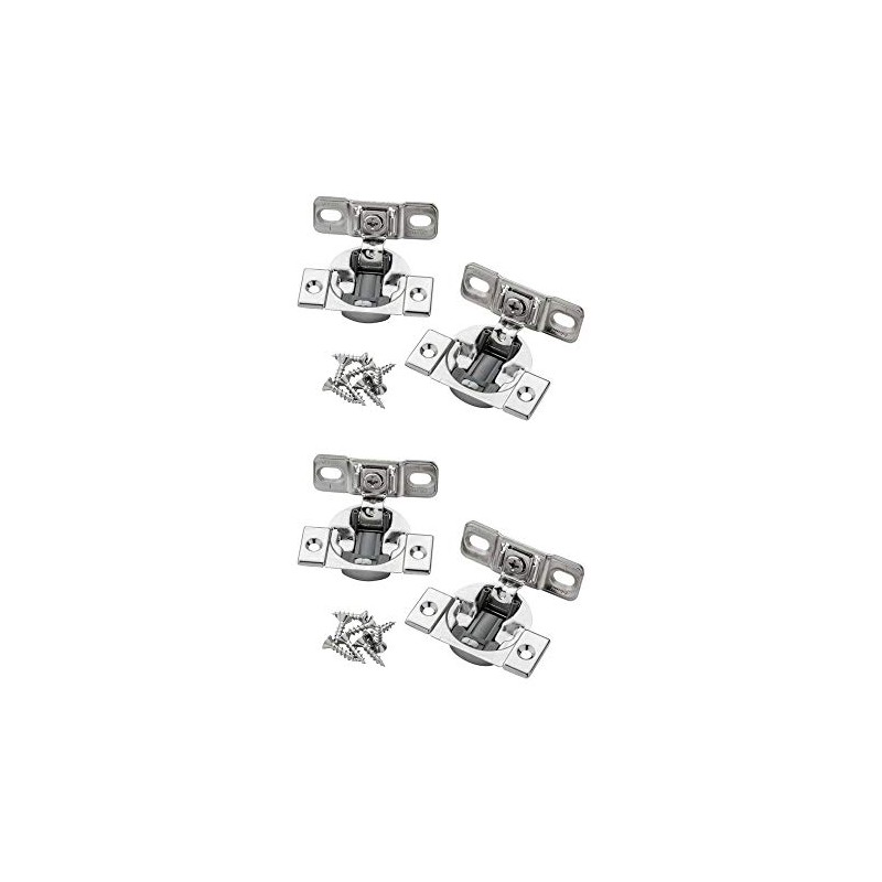 Blum Compact Soft-Close Bluemotion Variable 1-3/8" Overlay Hinge (4 Hinges)