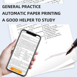 Papel Térmico Plegable Cara, Papel de impresora térmica A4, papel térmico continuo para imagen, tareas, contrato, 8.2 x 11.6 pulgadas, 100 hojas