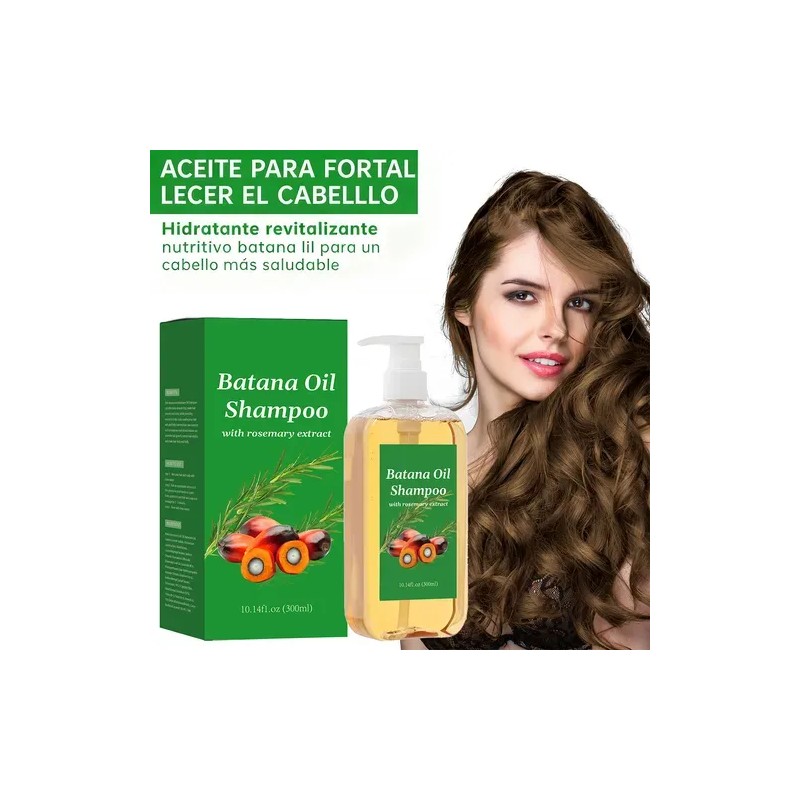 Shampoo Batana Oil Y Romero 300ml | Crecimiento Y Anticaída