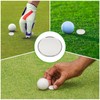 PATIKIL Golf Ball Markers 1" 6pcs Metal Blank Ball Marker