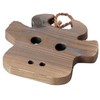 14868 Hot Trivet, Grilled Cedar, Trivet, For Earthpots, Brown, 6.3
