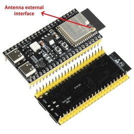 DUBEUYEW 2pcs ESP32-S3 DevKitC-1 N16R8 ESP32 S3 WROOM-1-N16R8 WiFi Module + 5.0 Bluetooth Internet Development Board with 2.4GHz Antenna and Data Cable