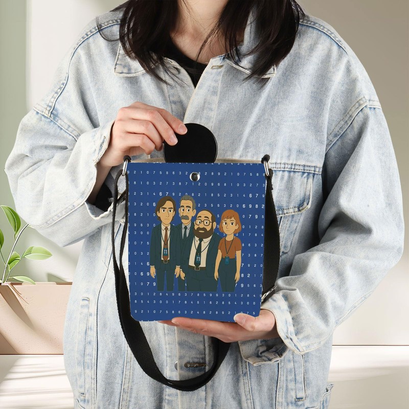 MYSOMY Lumon Industries Crossbody Bag Macrodata Refinement Gift Scary Numbers