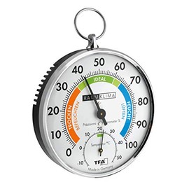 TFA Dostmann Thermo-Hygrometer, 45.2027, mehrfarbig, L 102 x B 35 x H 113 mm