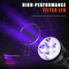 Black Light UV Flashlight, 5LEDs UV Light 50W Powerful Blacklight