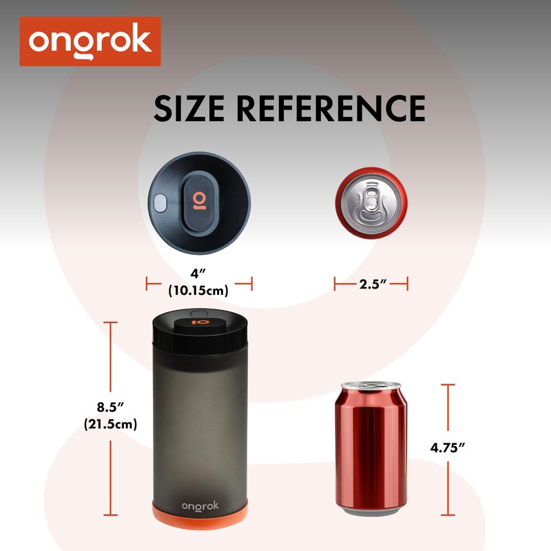 ONGROK Glass Storage Jar with Vacuum Pump Technology, Air Proof