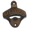 Rustic Farmhouse Wrought Iron Vintage Wall Mounted Beer Bottle Opener,