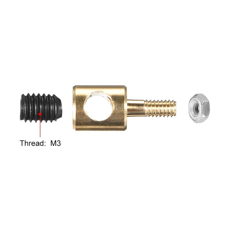 uxcell Linkage Stoppers Connecting Servo Arm,Push Rod for RC Airplane,D5x3mm