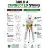 GHOSOONE 3-in-1 Golf Swing Trainer Ball with Strap & Safety