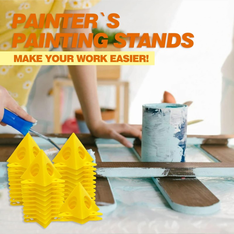 KATA Painters Painting Pyramid Stands: 36pcs Cabinet Doors Risers &