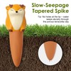 MCleanPin 4 Pack Plant Watering Spikes and Globes Handmade Terracotta