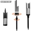 Universal Fishing Pole Rod Holder Ground 1Pcs/2Pcs Aluminium Alloy Detachable