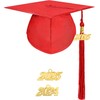 MyGradDay Unisex Adult Matte Graduation Cap with 2024 2025 Tassel