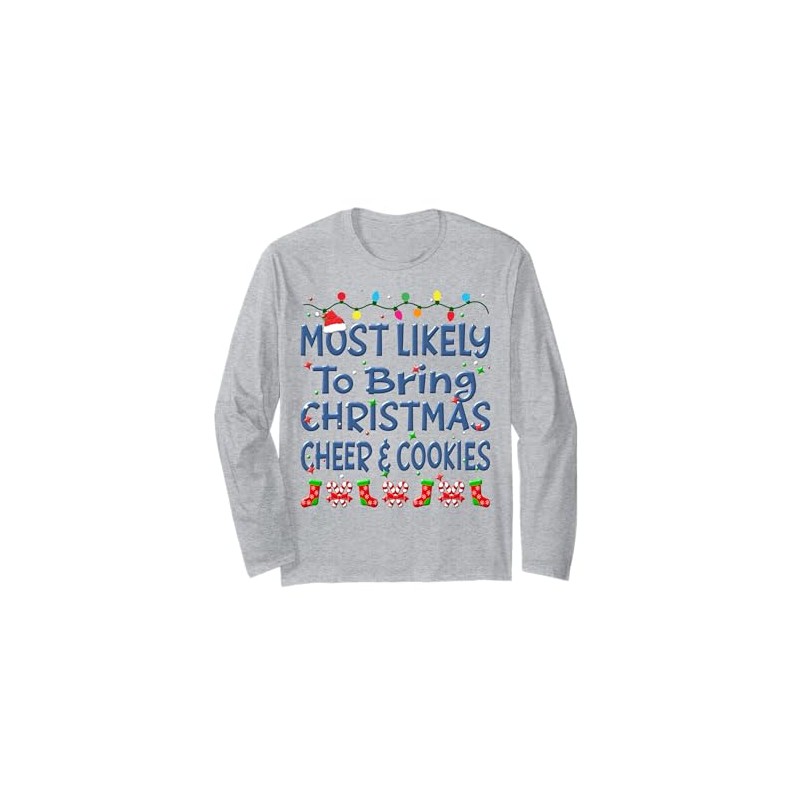 Weihnachten bringt Kindern am ehesten Weihnachtsstimmung, Kekse Langarmshirt