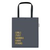 Grafik-Werkstatt Unisex Cotton Tote Bag, Grey, gray