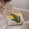 Perseverance Trade - Bolsa de lona con bordado estético para