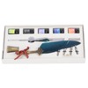 Calligraphy Pen Set Glass Ink Feather Fountain Pen with Replaceable