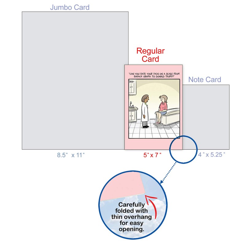 Pain Scale: Hysterical Feel Better Greeting Card, with Envelope. C6361FBG