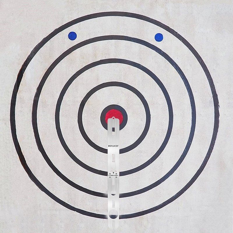 BOUTICOL Upgraded Throwing Axe Target Template Stencil, Template, Durable Stainless