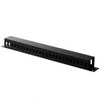 Lancher 19 Inch 1U Cable Management Horizontal Cable Rack Mount