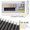 SEEDEW 4D Lash Extensions, 0.07mm C Curl 15mm 12 Rows/Tray,