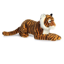Aurora® Adorable Super Flopsie™ Bengal Tiger Stuffed Animal - Playful Ease - Timeless Companions - Orange 28 Inches