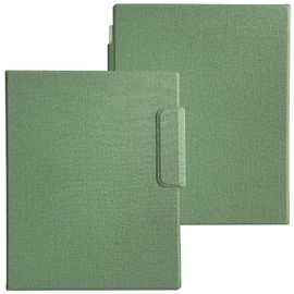 FineGear Magnetic Case for Remarkable 2 Paper Tablet 10.3" 2020, PU Leather Slim Lightweight Book Folio Stand Protective Cover with Pen Holder (Green)