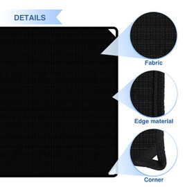 E&K 28"x28" Waterproof Outdoor AC Unit Cover Air Conditioner Compressor Winter Top Cover for Outside with Bungee Cords Protect from Leaf Dust Debris Snow