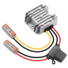 BEYIMEI DC 9-32V to 12V5A, Voltage stabilized Converter Regulator with Quick Connection Cable, DC to DC Adapter Stabilizer,Waterproof Regulated DC Power Supply for Golf Cart Club Car LED Light.