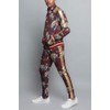 G-Style USA Men's Royal Floral Tiger Track Suit ST559 -