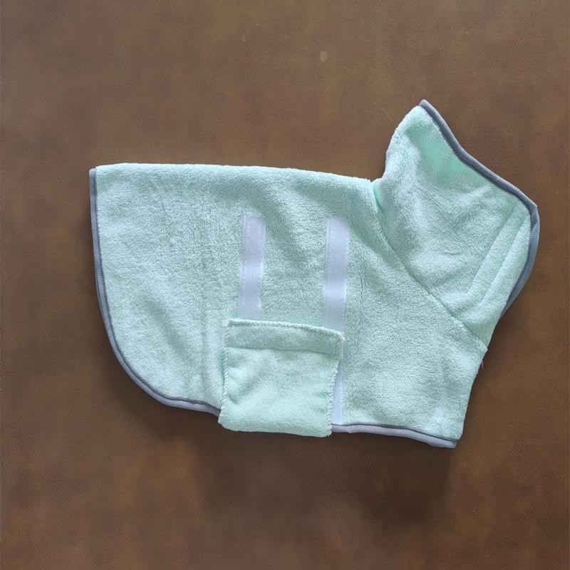 Cute Pet Bath Towel, Pet Wearable Bath Towel, Soft Pet