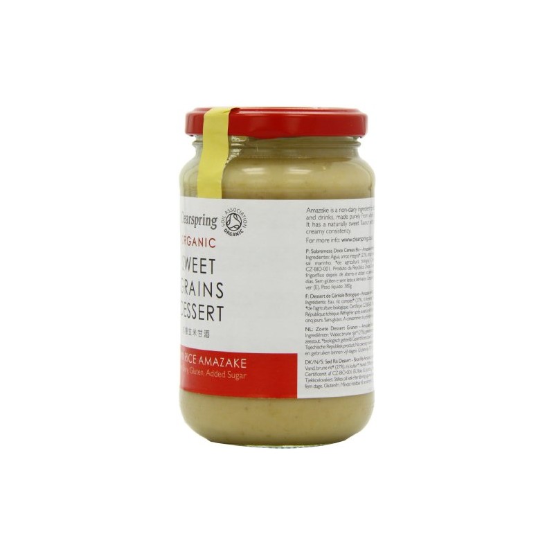 CLEARSPRING Organic Brown Rice Amazake Dessert, 380 GR