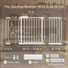 Extra Wide Baby Gate 48.03-52.76 Pressure Mounted,Child Dog Pet Safety