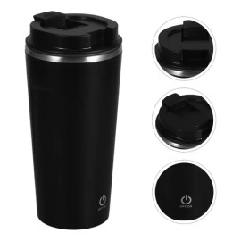 Electric Shaker Gimnasio Mezclador Proteínas Deportivo Negro                                                                                          