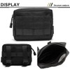 Hoanan Molle Pouches, Tactical Admin Pouch Compact EDC Utility Gadget