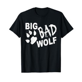 Big Bad Wolf Paw Distressed White Funny Novelty T Shirt T-Shirt