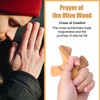 Wooden Holding Cross, 13 cm, Natural Olive Wood Hand Cross,