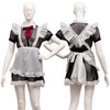 Clearstone SecretRose Halloween See-Through Maid Cosplay Women's White