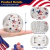 FRAMICS 4th of July Decorations 2 PCS Patriotic Star Globe