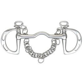 Shires Slotted Cheek Port Mouth Kimblewick 5" Steel